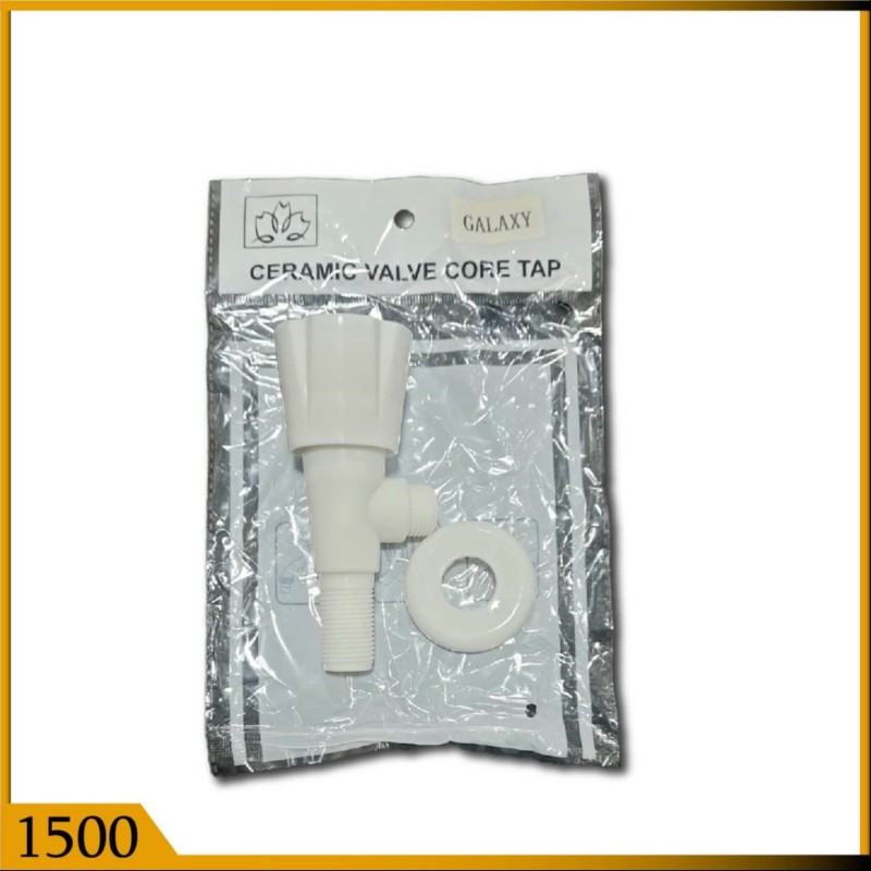 ANGLE VALVE ABS PVC ROUND HEAD (1500)